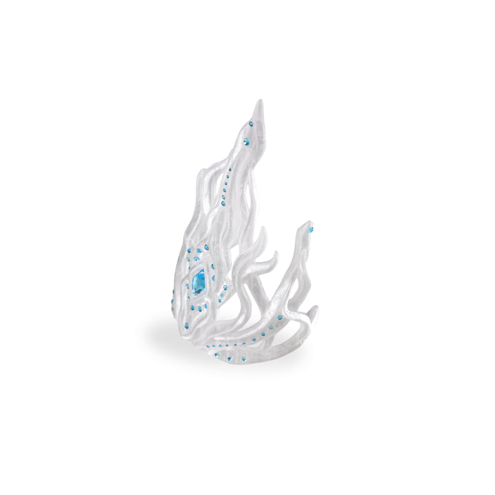 Crystal-Inlaid Hanfu Hair Crown 3D Printed